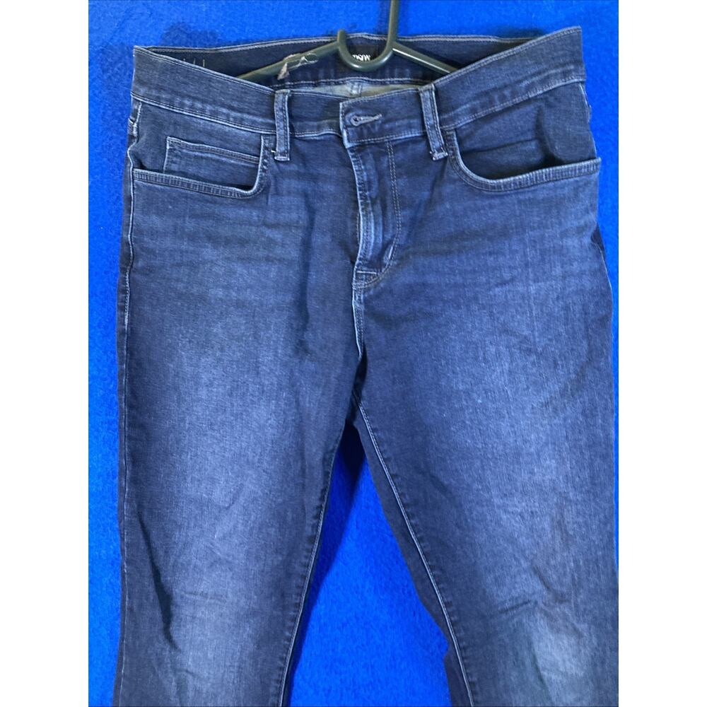 Hudson Ace Womens Skinny Jeans Size 34 Blue Denim 32" Inseam Stretch - Picture 2 of 16
